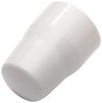 Merriway BH05361 (2 Pcs) Radiator Valve White Push-Fit Cover Caps - Pack of 2 Pieces