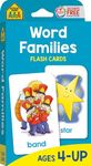 School Zone - Word Families Flash Cards - Ages 4 and Up, Preschool, Kindergarten, Beginning and Ending Sounds, Rhymes, Spelling, Early Reading, and More