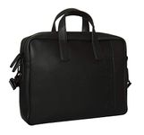 Messenger bag CK CALVIN KLEIN item ZM0ZM01202 EO/ELVTD LAPTOP, BEH Pvh black, UNICA - ONE SIZE