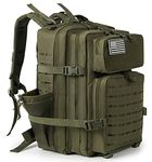 QT&QY 45L Military Tactical Backpacks For Men Camping Hiking Trekking Daypack Bug Out Bag Lage MOLLE 3 Day Assault Pack