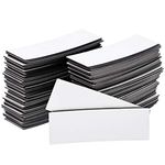 100 Pack Magnetic Whiteboard Strips, Dry Erase Magnets to Write On, 7.6 x 2.5 cm