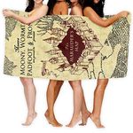 The Poster of Marauder'Map Cute Quick Drying Beach Towels, Personality Bath Towel,Towels Beach Blanket for Boating, Pool, Beach,and Travel. (32 X 52 Inch)