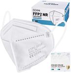 Nufasion FFP2 Masks 20 Pack KN95 EU0598 Certified EN149 Standard FFP2 Face Mask 5-Layer Protective Efficient filtration, Superb Breathability FFP2 Mask Individually Wrapped