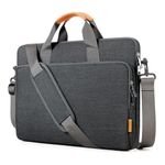 bagasin 14 15 inch Laptop Computer PC Shoulder Bag Carrying Case, Water-Repellent Fabric Briefcase, Lightweight Toploader, Business Casual or School