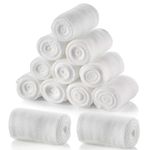 Gauze Rolls Bandages 4 Inch x 4.9 Yards Breathable Gauze Wrap Conforming Stretch Gauze Bandage for Wound Dressing Support 12 Pack