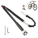 Wefaner,Hands Free Dog Bike Leash for Trailer,Bicycle Exerciser Leash Hands Free Bicycle Dog&Stainless Steel Cycling Bike Leashs can Afford Strength up to 110-lbs