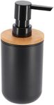 Bathroom Hand Soap & Lotion Dispenser Padang 10 FL OZ Black Bamboo