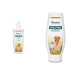 Himalaya Erina-ep Shampoo for Dogs, 450 Millilter & Erina Plus Coat Cleanser with Conditioner, 200 Milliliter