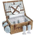 Picnic Basket Set for 2 Persons, Wi