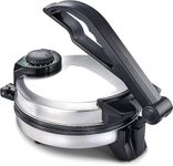 Prestige PRM 5.0 Electric Roti Maker with Adjustable Temperature Control, Granite Non-Stick Coating, Stainless Steel Body, 900 Watts, 25 cm