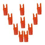 Mangobuy 50pc Inner diameter 3.2mm Arrow Pin S Nock For Carbon Aluminum Pin Nocks (orange)