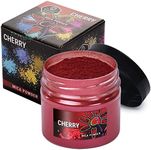 Mica Powder (CHERRY) 2 oz - Soap Making Kit - Powdered Pigments Set - Soap Making dye - Single Color - Hand Soap Making Supplies - Resin Dye - Mica Powder Organic for Soap Molds