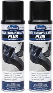 Eastwood Matte Black Rust Encapsulator Plus | Long Lasting Durable Finish 1 Coat Automotive Maximum Rust Protection | Heat Resistance up to 350 Degrees F | 16 oz. Aerosol | 2 Pack