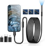 Endoscope Inspection with 6 LED Lig