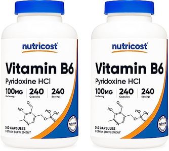 Nutricost Vitamin B6 (Pyridoxine HCl) 100mg, 240 Capsules