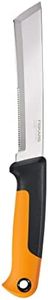 Fiskars Couteau de Récolte, Pour Tiges épaisses, Longueur de lame : 15 cm, Acier inoxydable/plastique, Noir/Orange, X-series, K82, 1062830