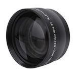 58mm Telephoto Lens 2X Magnification Universal Teleconverter Telephoto Lens for Camera Accessories