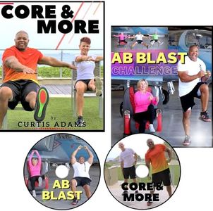 AB Blast Exercise DVDs for Seniors & Beginners- Trim Waistline- Get Energized & Stronger- Low Impact- NO Floor Exercise for seniors Fitness for Seniors DVD, Chair exercises for seniors for your core.