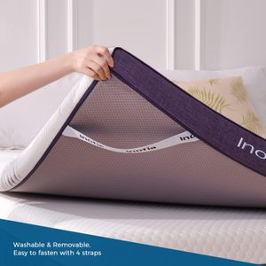 Inofia Double Gel Memory Foam Mattress Topper – Cooling Comfort