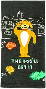 Blue Q The Dog'll Get It Dish Towel