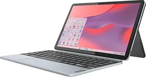 Lenovo - IdeaPad Duet 3 Chromebook - 11.0" (2000x1200) Touch 2-in-1 Tablet - Snapdragon 7cG2-4G RAM - 128G eMMC - with Keyboard - Misty Blue