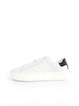 Tommy Jeans Men's Leather Outsole EM0EM01159 Cupsole Sneaker, White (White), 10 UK