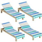 4 Pieces Pool Lounge Chair Cover Mi