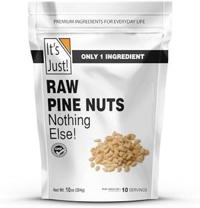 It's Just - Raw Pine Nuts (Pignolias), No PPO, Ideal for Pesto, Salads, Roasting (10oz)