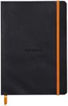 Rhodia Rhodiarama Notebook Black Dot Grid A5 Size - 6x8.25"