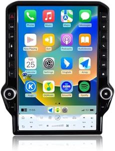 4G LTE Radio for Dodge RAM 1500/2500/3500 2013-2018 Upgrade,8-Core Qualcomm CPU QLED Touch Screen Stereo,CarPlay & Android Auto (Auto AC Only!)