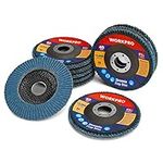 WORKPRO 10-Pack Flap Discs, 4-1/2-i