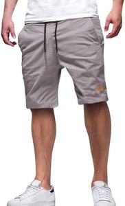 Women's Casual Shorts Classic Fit Cotton Cargo Summer Beach Shorts with 4 Pockets Light Gray XL