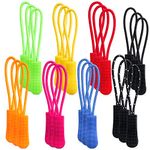 40 Pieces Zipper Pulls Zip Extension Zipper Tag for Clothes Backpacks Traveling Case Handbag Purse Zipper Replacement Tag Tents