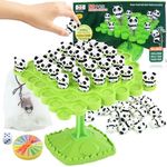 kykake Panda Balance Game Toy,Two-Player Balance Tree Game Parent-Child Interactive Family Tabletop Puzzle Game Montessori Toy,Birthday Bulk Panda Board Game Gifts for Kids…