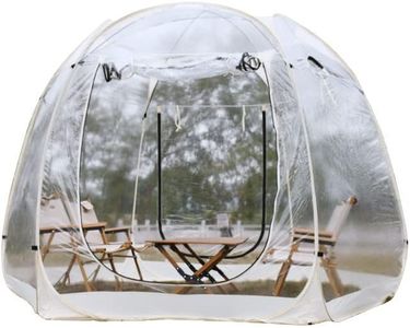 Bubble Tent Pop Up Gazebo, 4-6 Personne Igloo Dome Garden Patio Canopy Shelter, Grande Pip De Serre Instantanée Surdimensionnée pour L'événement pour La Fête(Color:Transparence)