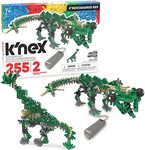 K'NEXosaurus Rex Building Set, 255 Pieces, 2 Builds, Motorized Movement, Stem Dinosaur, Construction Building Learning Toy for Boys & Girls