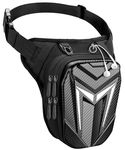 Mohard Motorcycle Leg Bag with LegStrap, Thigh Bag for Women Men, Splash-Resistant Motorbike Leg Bags, Sturdy EVA Motorcycle Tank Bags, Expandable Storage Tactical HipBag for Cycling Hiking Climbing