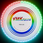 Vmkfuler LED Flying Disc-RGB LED, L