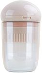 Luojuny Pill Crusher Grinder Fine Powder Small and Large Pills, 4-in-1 Medicine Grinder Fine Mesh with Cutter Pill Box Drinking Cup, Structured Pill Smasher to Powder Pink
