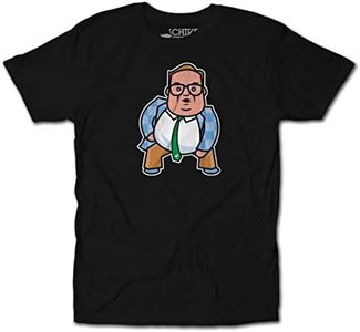 Men's Chris Farley SNL Matt Foley Van Down by The River Tee Black