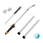 WLBINGLUO RV Anode Rod for Water Heater, Hot Heater Flush Wand & Stainless Steel Brush Kit Cleaning Sediment-9.25”Lx3/4” NPT Thread Magnesium Suburban Mor-Flo, Camper Tank Rinser