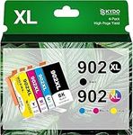 902XL Ink Cartridge Combo Pack, 6789 Ink Cartridge, Replacement for HP Ink 902XL 902 XL Work with Officejet Pro 6978 6960 6962 6968 6954 6958 6950 6951 6970 Printer Ink (4-Pack)