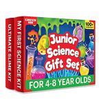 Einstein Box Junior Science Gift Set | 2-in-1 Set of My First Science Kit & Slime Kit for 4-6-8 Year Olds| Birthday Gift for Boys & Girls