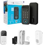 myQ Smart Access Starter Kit: Secure View™ 3-in-1 Smart Lock + Garage Door Video Keypad + Adapter Kit + myQ Chime, Custom PIN Codes, Keyless Entry, 2K HDR Doorbell Camera, App Control & Two-Way Audio
