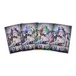 Time Walker 50ct Holographic Flashing (Arianna The Labrynth Servant) Top Loading Trading Card Sleeves Deck Protector for YuGiOh/Japanese Sized Cards 63x90mm (15)