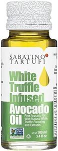 Sabatino Tartufi, White Truffle Avocado Oil, The Worlds First White Truffle Infused Avocado Oil, Gourmet Truffle Oil Made With White Truffles, Vegan, Keto, Gluten Free, Kosher, All Natural, 3.4oz