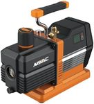 NAVAC NRP8Di Master Series Vacuum Pump, 8 cfm, Dual-Stage, 15 Microns, Built-in Micron Gauge