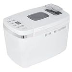 Patioer Bread Maker Machine with Gluten Free Setting 3LB 2.5LB 2LB Automatic Loaf Bread Machine with Fruit & Nut Dispenser 14-in-1 Breadmaker Dual Paddle Programmable 3 Crust Colors, White