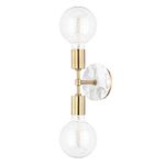 Mitzi H110102-AGB Chloe Wall Sconce, Brass