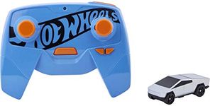 Hot Wheels RC 1:64 Scale Rechargeable Radio-Controlled Racing Cars for On- or Off-Track Play, Includes Car, Controller & Adapter for Kids 5 Years Old & Up